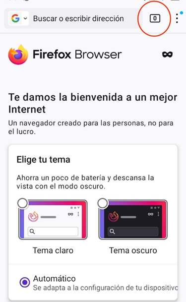 How to navigate incognito mode from an android 