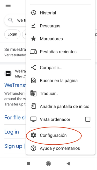 How to navigate incognito mode from an android 