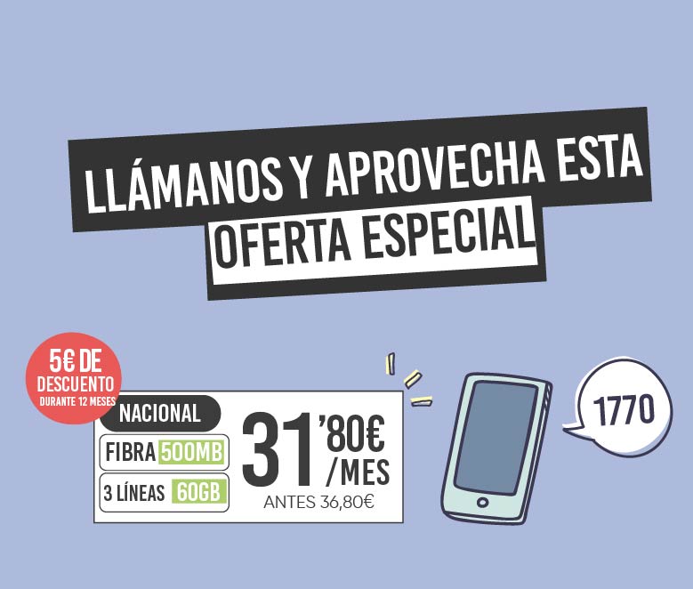 Tarifas telefonía móvil