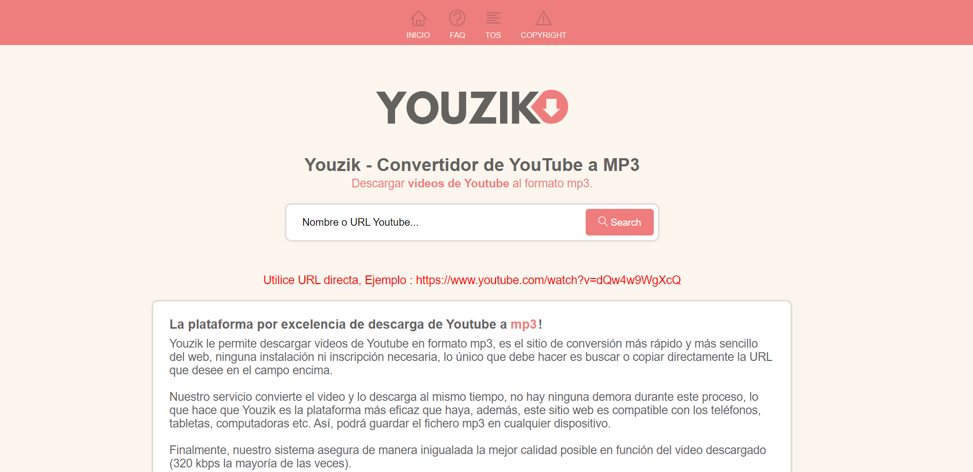 Download YouTube videos through a web browser Youzik