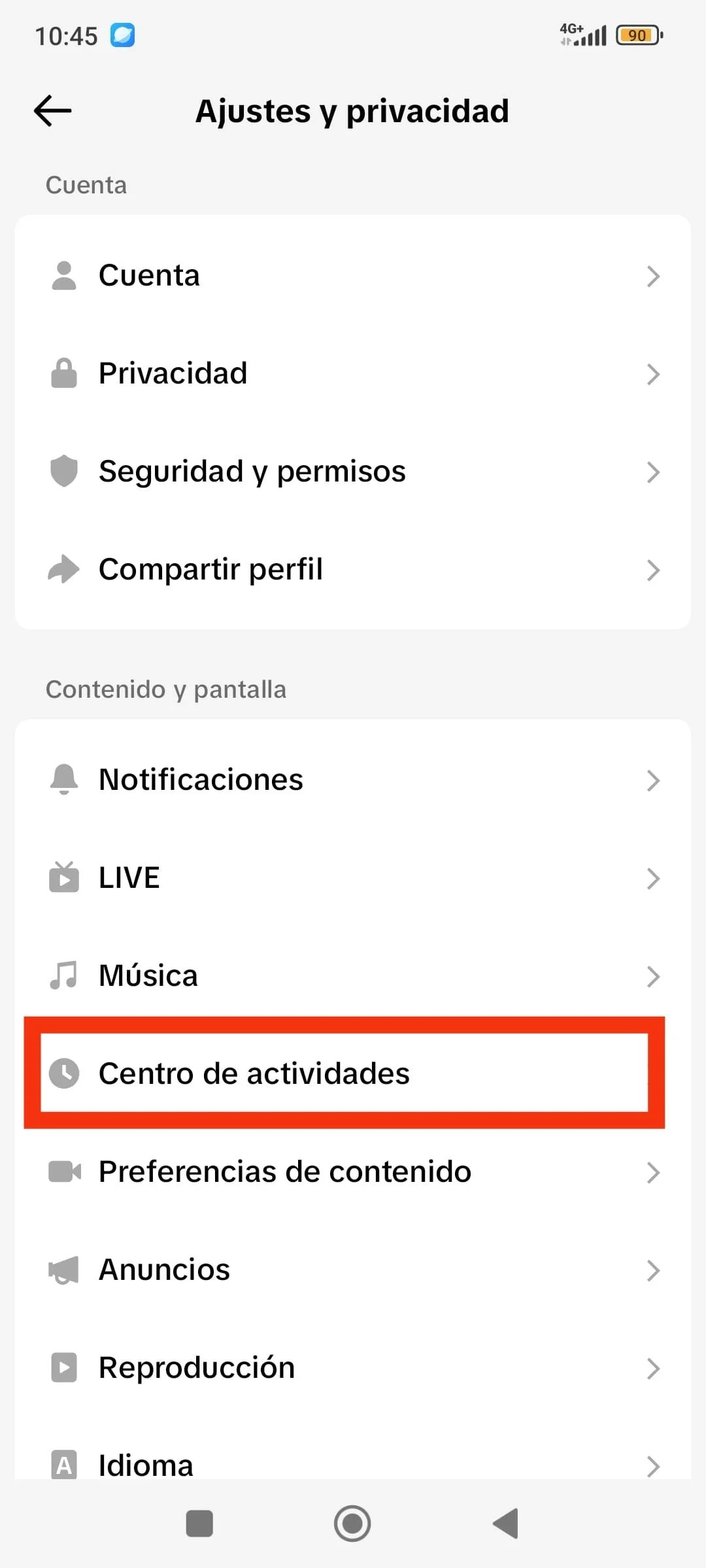 Cómo ver el historial de visualizaciones de TikTok 