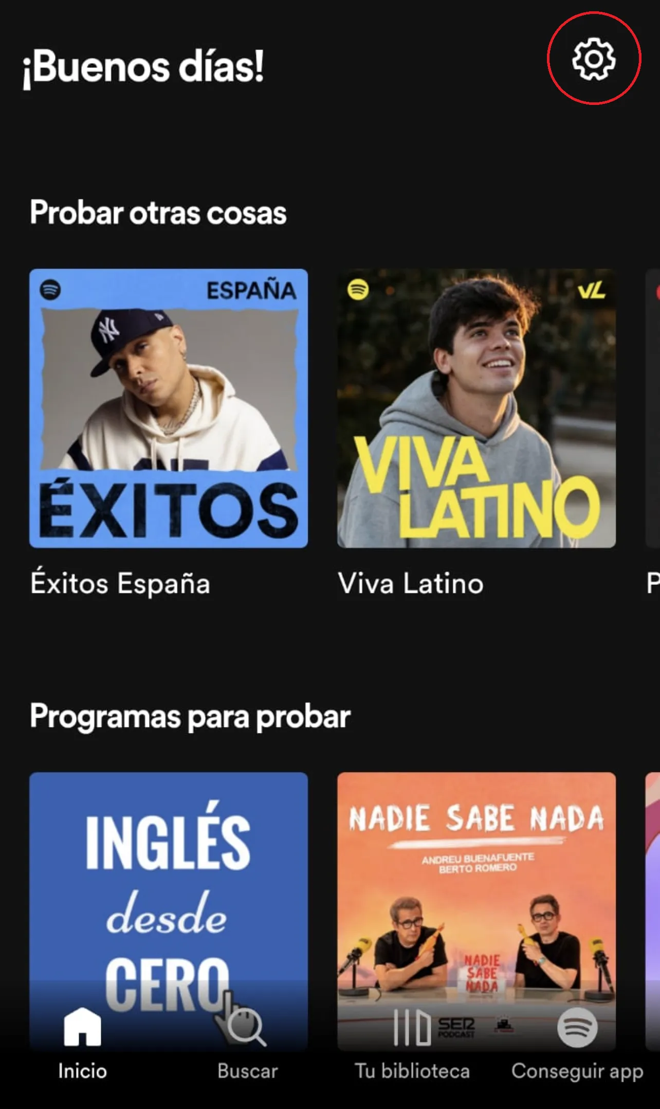  cambiar la contraseña de Spotify movil