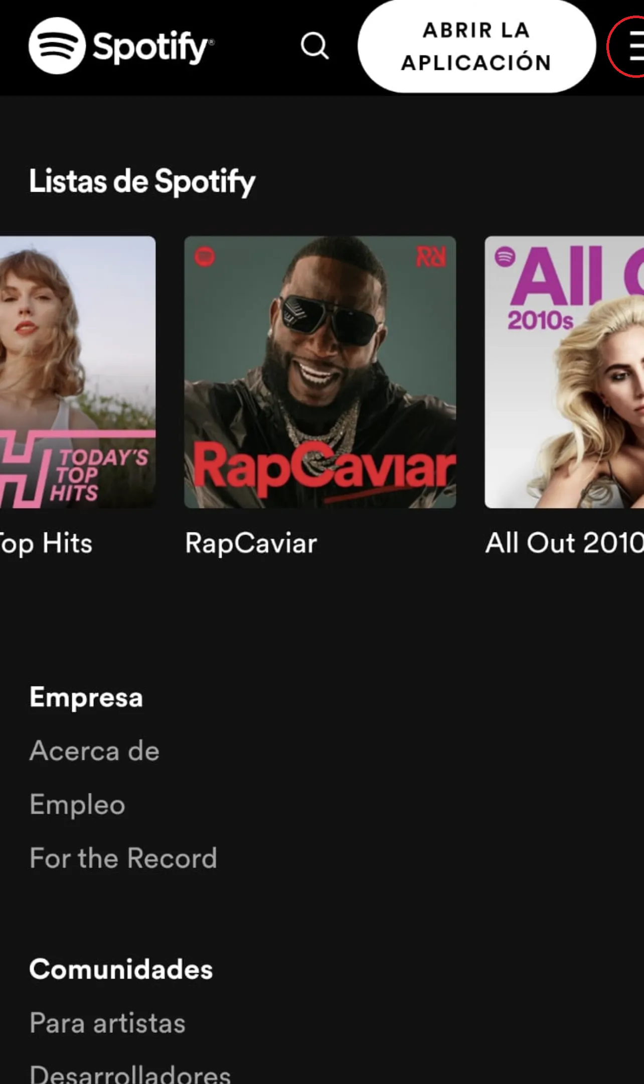  cambiar la contraseña de Spotify movil