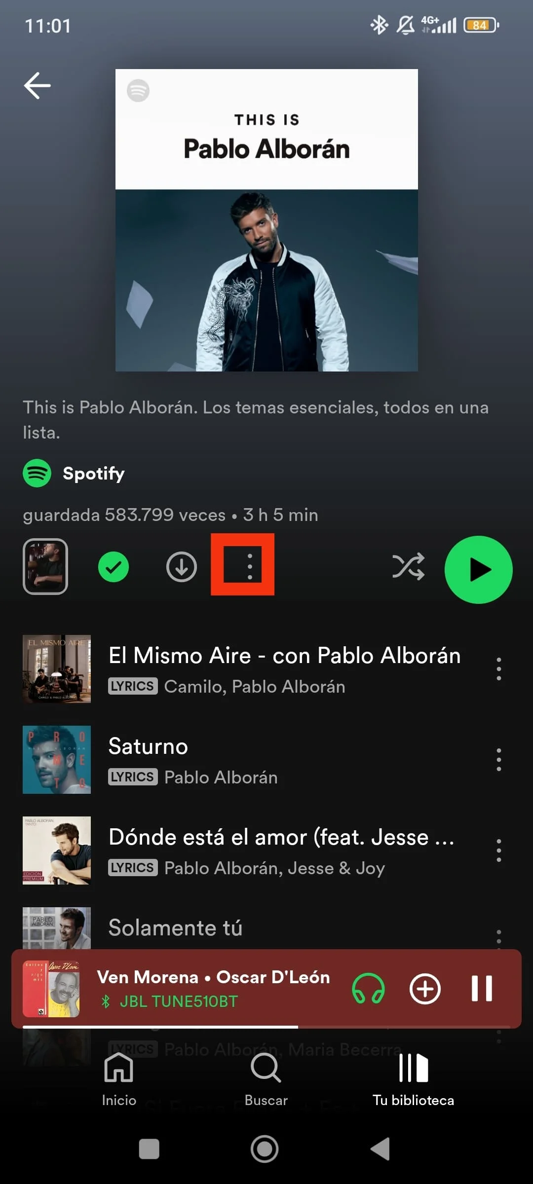 Compartir playlist Spotify Premium 